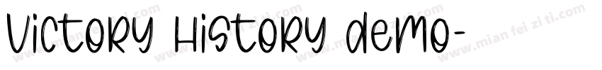 victory history demo字体转换